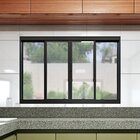 Janela De Correr De Aço 100 X 150 X 7 Cm Preto 4 Folhas Riobr