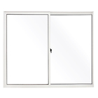 Janela de Correr Lisa de Alumínio 0,80x1,20m Atlântica