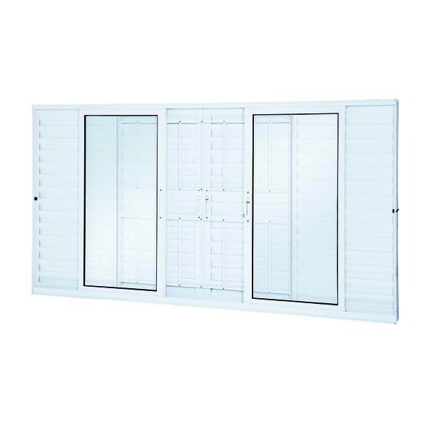 Janela de Correr Veneziana de Alumínio 1,00x2,00m Lucasa