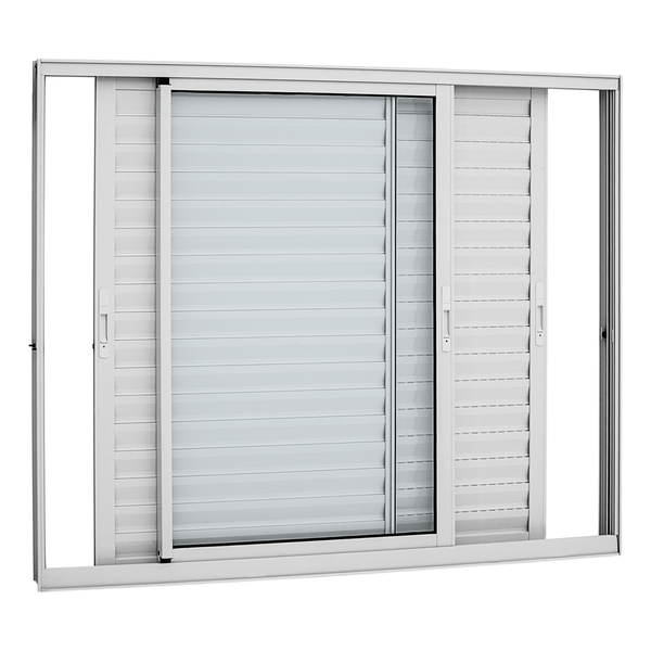 Janela de Correr Veneziana de Alumínio 1,20x1,50m Sasazaki