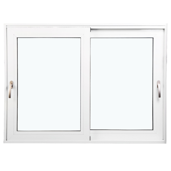 Janela de Correr De Correr 2 Alumínio Pintado Branco Veneza com Vidro Transparente Sobmedida 3A Alumínio