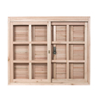 Janela de Correr de Eucalipto Natural 1,00x1,20m Rondosul