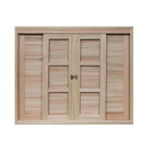 Janela de Correr de Eucalipto Natural 1,00x1,20m Rondosul