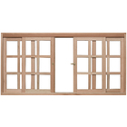 Janela de Correr de Eucalipto Natural 1,00x1,20m Rondosul