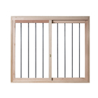 Janela de Correr de Eucalipto Natural com Ferro 1,00x1,50m Rondosul