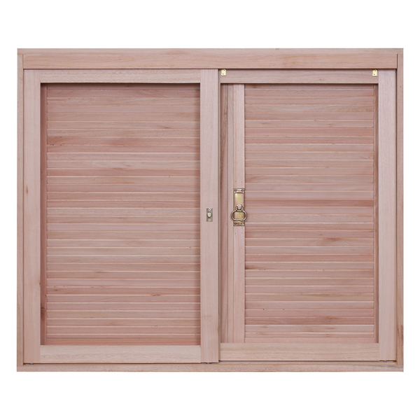 Janela Veneziana de Correr e de Abrir Madeira Eucalipto EWK 200 1,20x1,00m Rondosul