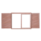 Janela Veneziana de Correr e de Abrir Madeira Eucalipto EWK 200 1,20x1,00m Rondosul