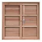 Janela Veneziana de Correr e de Abrir Madeira Eucalipto EWK 210 1,20x1,00m Rondosul