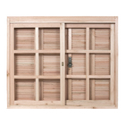 Janela Veneziana de Correr e de Abrir Madeira Eucalipto EWK 130 1,20x1,60m Rondosul