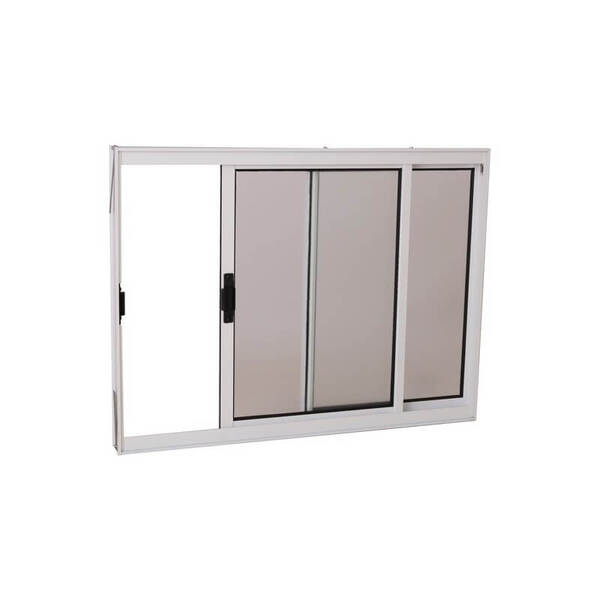 Janela De Correr Em Aço 100 X 120 X 12 Cm Com Grade 4 Folhas Preto Prática Mmachado | Leroy Merlin
