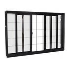 Janela De Correr Em Aço 100 X 150 X 12 Cm Com Grade 4 Folhas