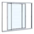 Janela De Correr Em Alumínio 100 X 120 X 6,4 Cm 2 Folhas Móve