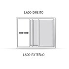 Janela De Correr Em Alumínio 100 X 120 X 6 Cm 2 Folhas V. Inc