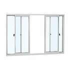 Janela De Correr Em Alumínio 100 X 150 X 4,74 Cm 4 Folhas Alu