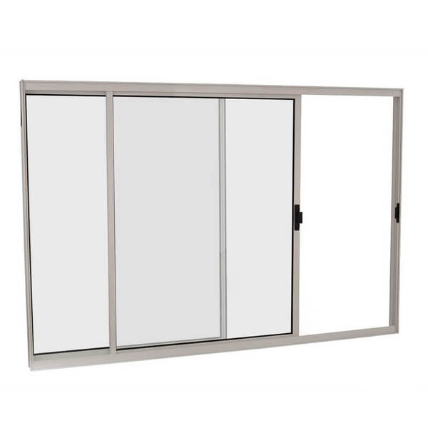 Janela De Correr Em Alumínio 120 X 120 X 6 Cm 2 Folhas Esquer
