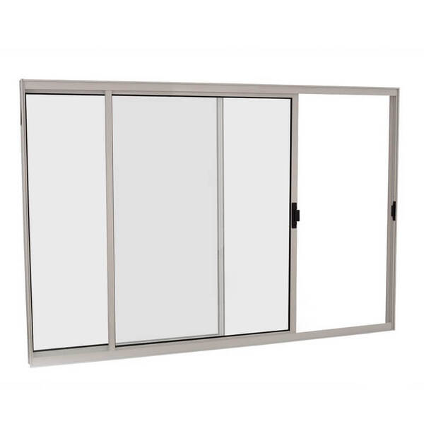 Janela De Correr Em Alumínio 60 X 100 X 6 Cm 2 Folhas Esquerd