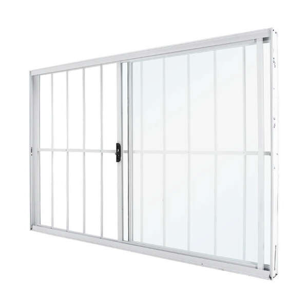 Janela De Correr Em Alumínio Branco 100x120x7 Cm 2 Folhas Vid