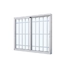 Janela De Correr Em Alumínio Branco Caribe Max 100x100x10,2cm