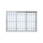 Janela De Correr Em Alumínio Branco Caribe Max 100x120x12,2cm