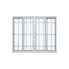 Janela De Correr Em Alumínio Branco Caribe Max 100x200x10,2cm