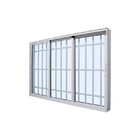 Janela De Correr Em Alumínio Branco Caribe Max 100x200x12,2cm