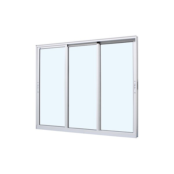 Janela De Correr Em Alumínio Branco Caribe Max 120x150x8cm 3