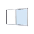 Janela De Correr Em Alumínio Branco Duraline Fix 100x100x6cm