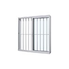 Janela De Correr Em Alumínio Branco Duraline Fix 100x150x10,2