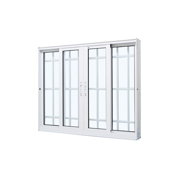 Janela De Correr Em Alumínio Branco Perfecta Max 100x200x12,2