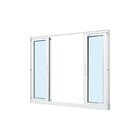 Janela De Correr Em Alumínio Branco Perfecta Max 100x200x8cm