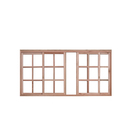 Janela de Correr Eucalipto 120x140cm 4 Folhas Rondosul