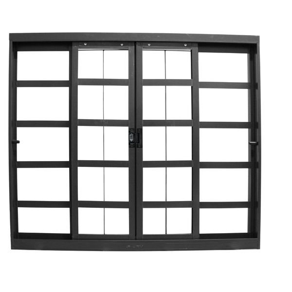 Janela de Correr Grade Quadrada de Aço 1,00x1,00m CRV