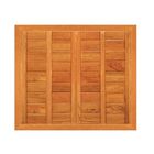 Janela De Correr Horizontal Reta - Madeira Maciça - Angelim M