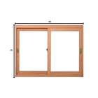 Janela De Correr Lisa Je221 Esel 100x200x12cm