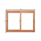 Janela De Correr Lisa Je221 Esel 120x120x12cm