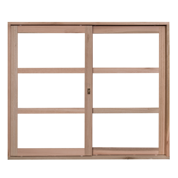 Janela Lisa de Correr Madeira Eucalipto EWK 290 1,20x1,40m Rondosul