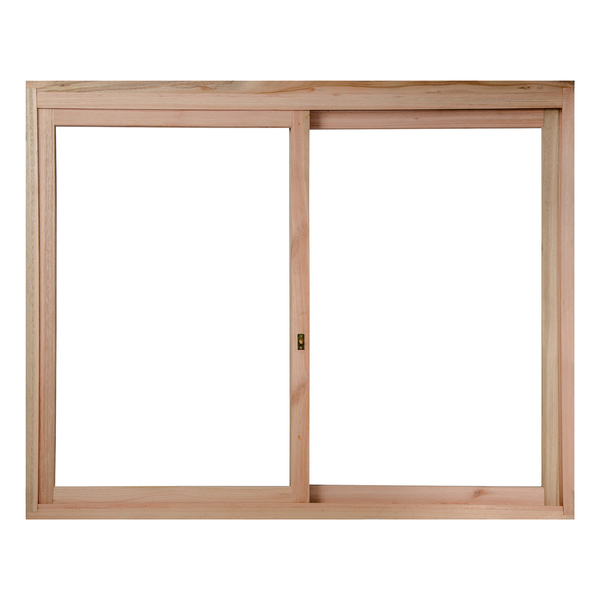 Janela Lisa de Correr Madeira Eucalipto EWK 380 1,20x1,50m Rondosul