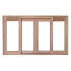 Janela De Correr Madeira Panorâmico 1,20mx1,60m Madersilva