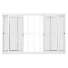 Janela de Correr Lisa Aço Pintado Ideal 1,00x1,20m CRV