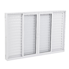 Janela de Correr de Alumínio Branco 6 Folhas 1,50x1,20m 3A Alumínio