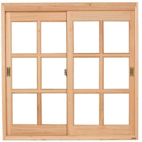 Janela De Correr Quadriculada Je221 120cm X 150cm Esel