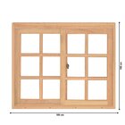 Janela De Correr Quadriculada Je221 Esel 100x100x12cm