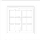 Janela De Correr Quadriculada Je Natural