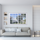 Janela de Correr 2 Folhas Quadriculado Alumínio Pintado Branco Linha Palace 1,00x1,50m Líder