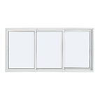 Janela de Correr 3 Folhas Alumínio Pintado Branco Sob Medida Linha 25 OGB Esquadrias