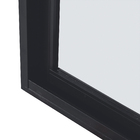 Janela de Correr 4 Folhas Alumínio Pintado Preto com Tela Mosquiteira Sob Medida Linha 25 OGB Esquadrias