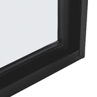 Janela de Correr 4 Folhas Alumínio Pintado Preto Sob Medida Linha 25 OGB Esquadrias