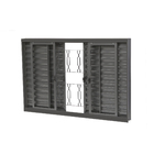 Janela de Correr Veneziana Grade Elo de Aço 1,00x1,00m CRV