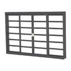 Janela De Correr Vidro Horizontal Em Aço Primer 100x120x7 Cm