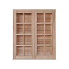 Janela De Madeira Abrir 120x140cm 4 Folhas Rodam Natural